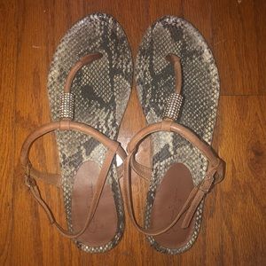 Jessica Simpson tan sandals